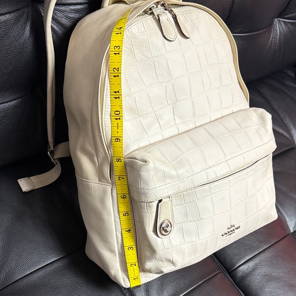 Coach Off-White Unisex Backpack with dust bag - Picture 6 of 15